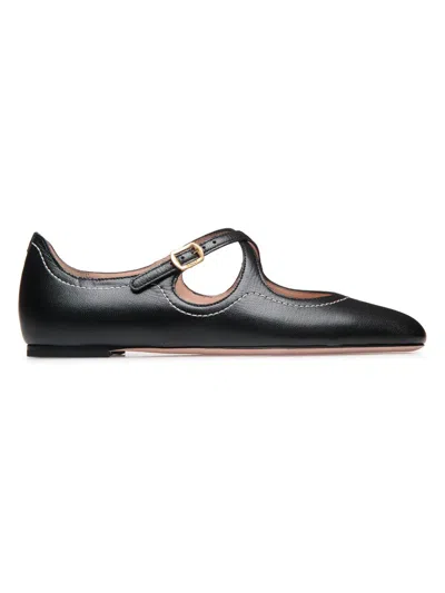 Bally Women's Beliska Leather Ballet Flats In Black