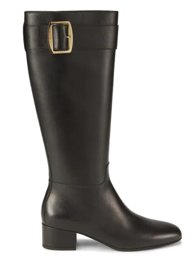 Bally Women's Beloras Leather 40mm Long Boots In Black