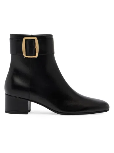 Bally Women's Bemeri 40mm Leather Ankle Boots In Black