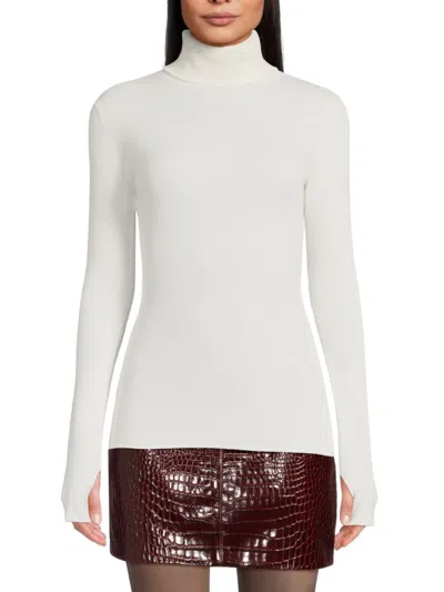Bally Women's Cashmere Ribbed Sweater In Bone