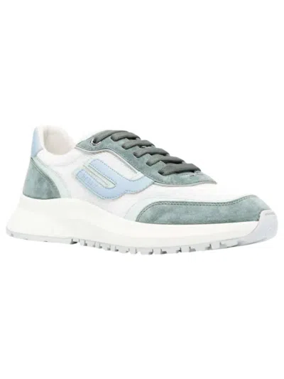 Bally Women Demmy Leather Sneakers In Sage/water In Blue