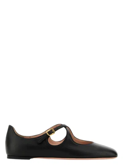 BALLY WOMEN'S LEATHER BELISKA BALLERINAS