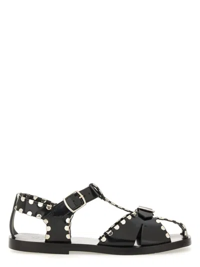 BALLY WOMEN'S LEATHER SANDALS