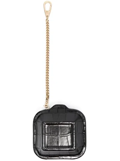 Bally Women's Logo-print Airpods Case In Black