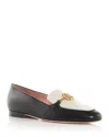 Bally Women's Olinde Apron Toe Loafers In Black/bone