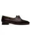 Bally Dark Buffalo Leather Slip-on Loafers In Multi