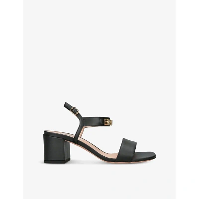 Bally Spell Leather Sandals In Black