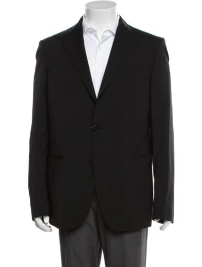 Pre-owned Bally Wool Blazer In Black
