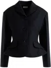 Bally Wool Blazer In Blue