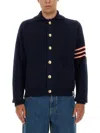 Bally Men's Wool Cardigan In Black