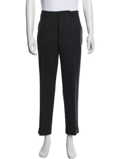 Pre-owned Bally Wool Dress Pants In Blue