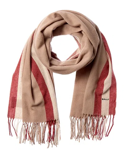 Bally Wool Scarf In Brown