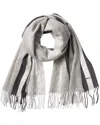 Bally Wool Scarf In Silver