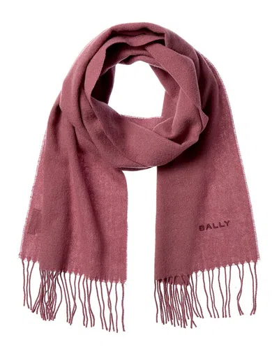 Bally Wool Scarf In Pink