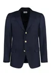 Bally Men's Wool Single-breasted Blazer In Blue