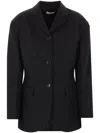 Bally Wool Blazer In Black
