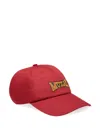 Bally X Dj Leo Mas Muzak-embroidery Cap In Red