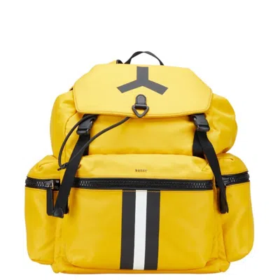 Pre-owned Bally Yellow Nylon Backpack () In Multi