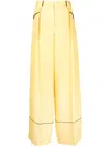 Bally Trousers In Yellow