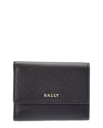Bally Zandra Leather Card Case In Black
