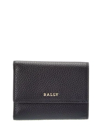 Bally Zandra Leather Card Case In Black