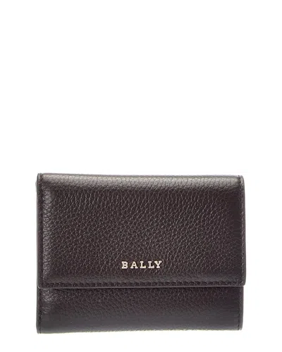 Bally Zandra Leather Card Case In Black