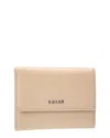 Bally Zandra Leather Card Case In Brown