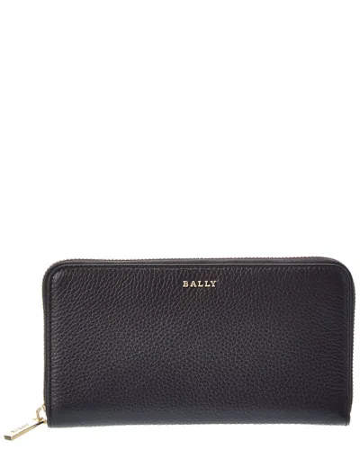 Bally Zarissa.o Leather Zip Around Wallet In Black