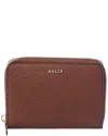 Bally Zelda Leather Coin Purse In Brown