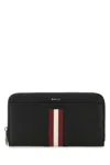 Bally Wallet Leather Stripe Detail