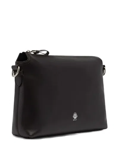 Bally Zip Messenger Bag In Black