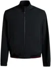 Bally Zip-up Bomber Jacket In Black