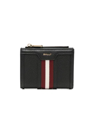 Bally Zip Wallet In Black