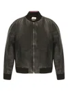 Bally Zipper Bomber Jacket In Black