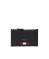 Bally Zipper Card Bag In Black