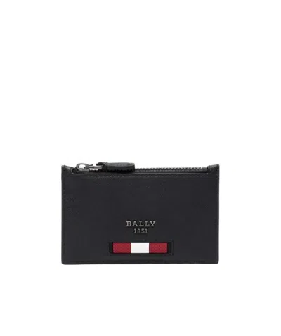 Bally Zipper Card Bag In Black