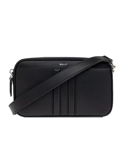 Bally Zipper Shoulder Bag In Black