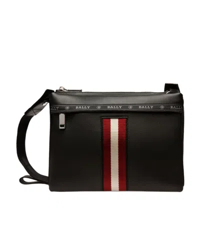 Bally Zipper Shoulder Bag In Black