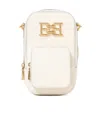 Bally Zipper Shoulder Bag In White