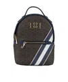 Bally Straps Front Patterned Handle In Black