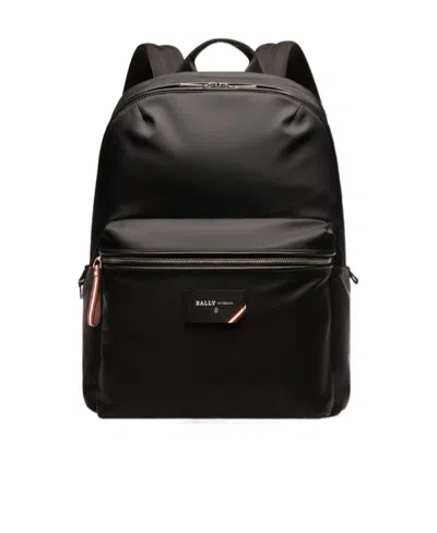 Bally Zippered Backpack In Black