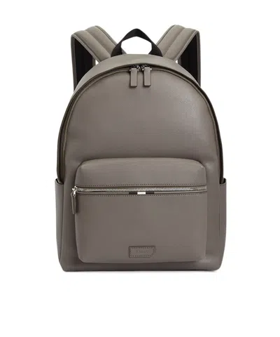 Bally Zippered Backpack In Gray