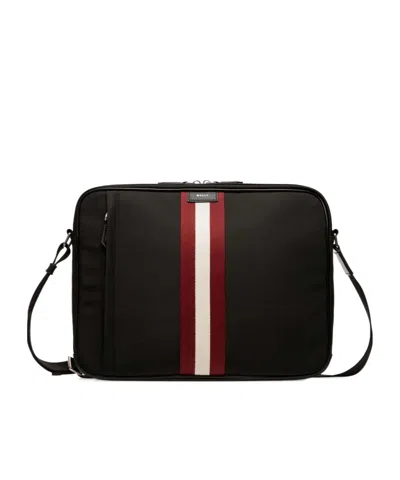 Bally Zippered Shoulder Bag In Black