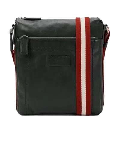 Bally Zippered Shoulder Bag In Black