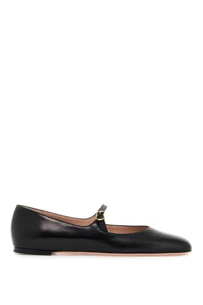 Bally Elegant Mary Jane Inspired Ballerina Flats In Black