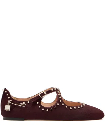 Bally Rina Ballet Flats In Brown