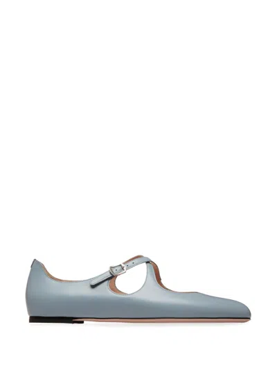 Bally Rina Ballet Flats In Ocean Spray 16