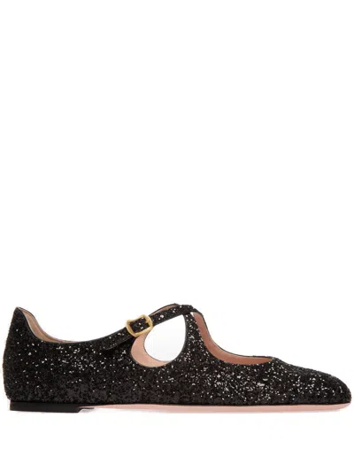 Bally Rina Flats In Schwarz