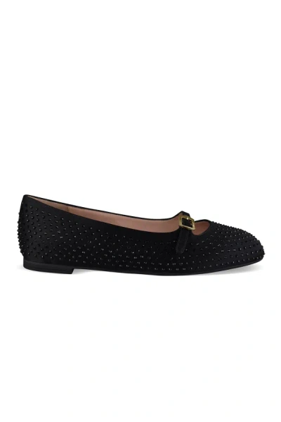 Bally Rina Mary-jane Flat In Black Fabric