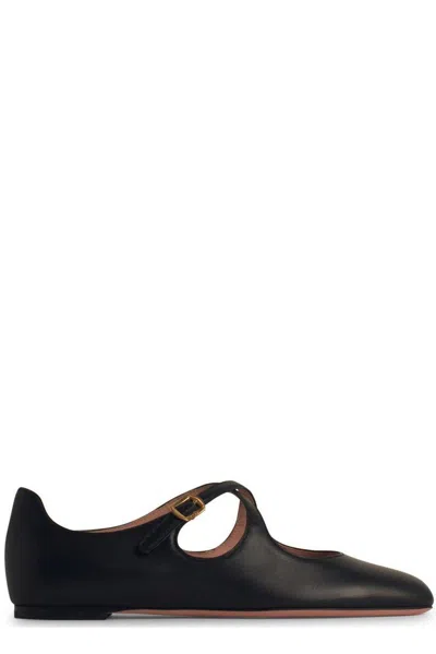 BALLY BALLYRINA SQUARE TOE BALLET FLATS
